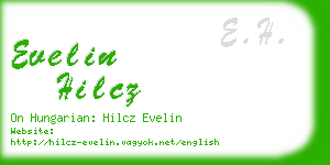 evelin hilcz business card